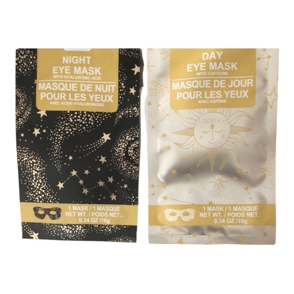 4pack Hyaluronic acid‎ night eye mask & caffeine infused day eye masks new - Picture 2 of 8
